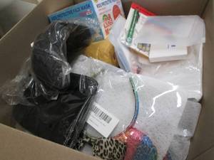Box of Assorted Small Overstock Ite...