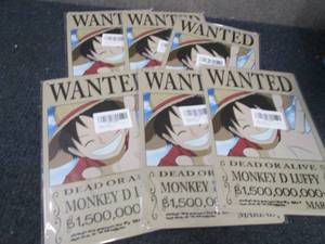 6 Metal Wanted Dcor Signs...