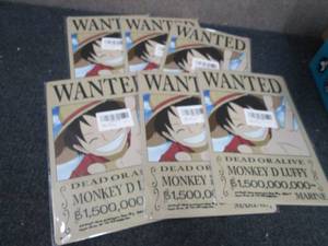 6 Metal Wanted Dcor Signs...