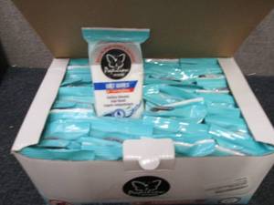 Box of Small Pks Antibacterial Wipe...