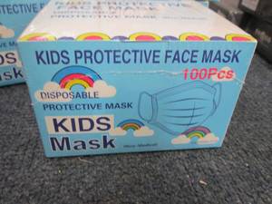 5- 100 pks Kids Masks...