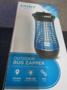 COBY Outdoor Bug Zapper open box, p...