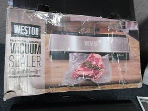 Weston Vacuum Sealer open box, powe...