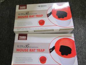 2 new slide mouse traps ...