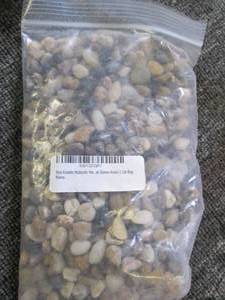 box with bags of rocks ...
