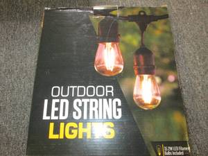 new outdoor LED string lights ...