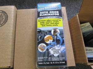 3 packages of 6 nosguard auto odor...