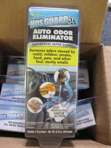 3 packages of 6 nosguard auto odor...