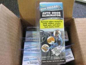 3 packages of 6 nosguard auto odor...