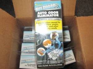 3 packages of 6 nosguard auto odor...