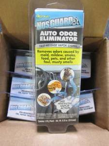 3 packages of 6 nosguard auto odor...