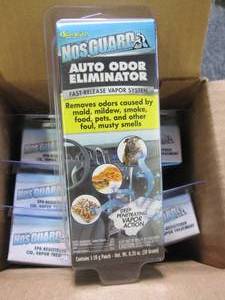 3 packages of 6 nosguard auto odor...