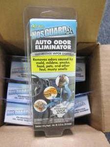 3 packages of 6 nosguard auto odor...