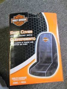 harley-davidson cycles seat cover...