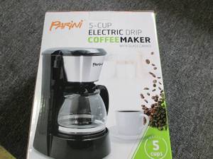 new parini 5-cup electric drip coff...