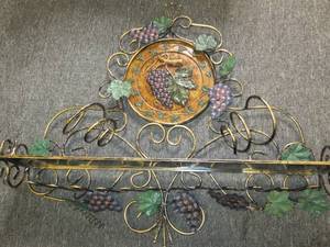 metal decorative shelf ...