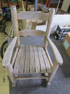 childs wooden rocking chair ...