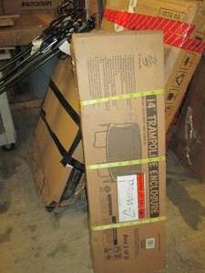 14 foot round trampoline enclosure ...
