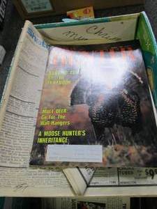 lot of hunting magazines ...