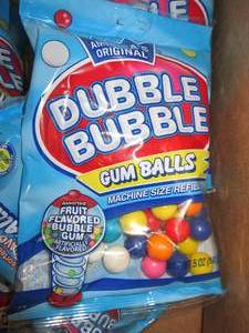 7 5 oz bags of dubble bubble gum ba...