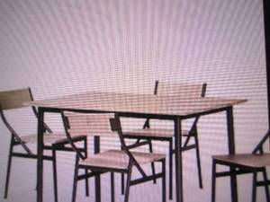 baxton studio carmen 5 pc dining se...