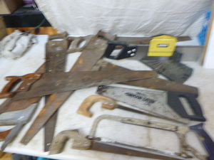 lot 101 image: Miscellaneous  Hand Saws