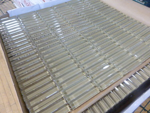 lot 105 image: 12 Boxes of Glass Mosaic Tile