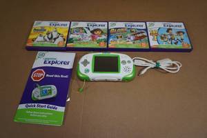lot 23 image: Leap Frog Leapster Explorer Learning System with Games