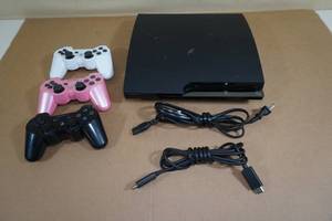lot 28 image: Sony PlayStation 3 Video Game System with 3 Controllers - 120GB