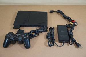 lot 32 image: Sony PlayStation 2 Slim Video Game System