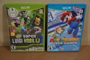 lot 39 image: Nintendo Wii U Games - Super Luigi Bros, Mario Tennis