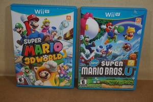lot 41 image: Nintendo Wii U Games - Super Mario 3D World, Super Mario Bros