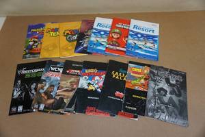 lot 56 image: Video Game Manuals - N64, SNES, Wii