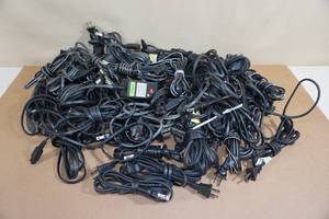 lot 61 image: Video Game and Universal Power Cords - Common 2 Pin