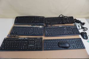 lot 62 image: Keyboards and Computer Mice