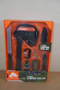 lot 98 image: NEW Ozark Trail 11 Piece Camping Tool Set