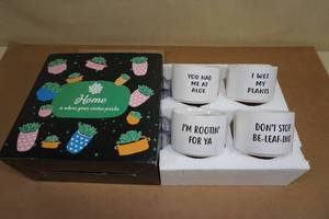 lot 116 image: Novelty Cactus Planter Set