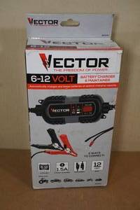 lot 140 image: Vector 6-12 Volt Battery Charger and Maintainer