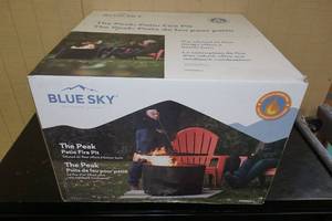lot 151 image: NEW Blue Sky The Peak Smokeless Patio Fire Pit with Spark Screen