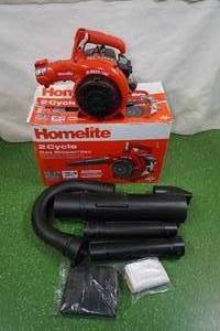 lot 161 image: Homelite 2 Cycle Gas Blower Vac