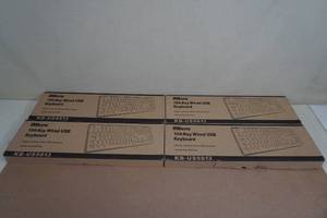 lot 209 image: 4 NEW iMicro USB Keyboards