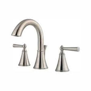 lot 158 image: NEW Jacuzzi Piccolo 8 Widespread Bathroom Faucet - Brushed Nickel