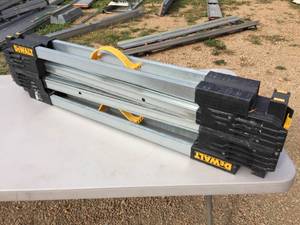 lot 3 image: Dewalt Heavy Duty Folding Sawhorse Set