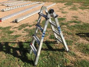 lot 108 image: Cosco Worlds Greatest Folding Extension Ladder