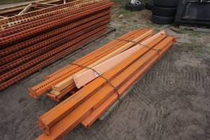 Lot of Pallet Racking Uprights and Load Beams