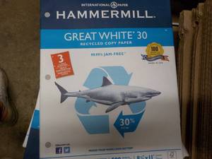 lot 66 image: 1500 Hammermill 8 12 x 11 White C...