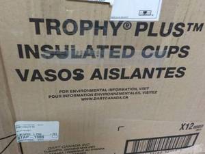 lot 80 image: Case of Dart 1000- 12 oz Insulated ...