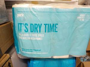 lot 93 image: 8 Rolls Perk Paper Towels...