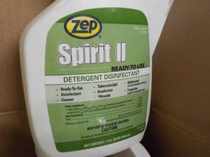 lot 114 image: Case of 12 Quart Bottles ZEP Spirit...