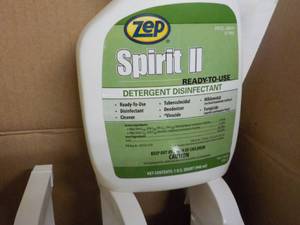 lot 115 image: Case of 12 Quart Bottles ZEP Spirit...